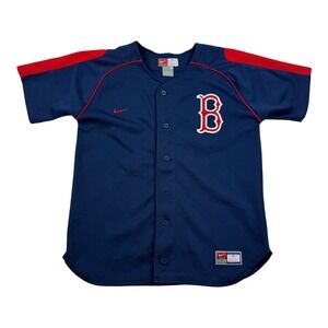 Boston Red Sox Jersey Youth Medium Blue MLB Baseball Jonathan Papelbon 58 Nike